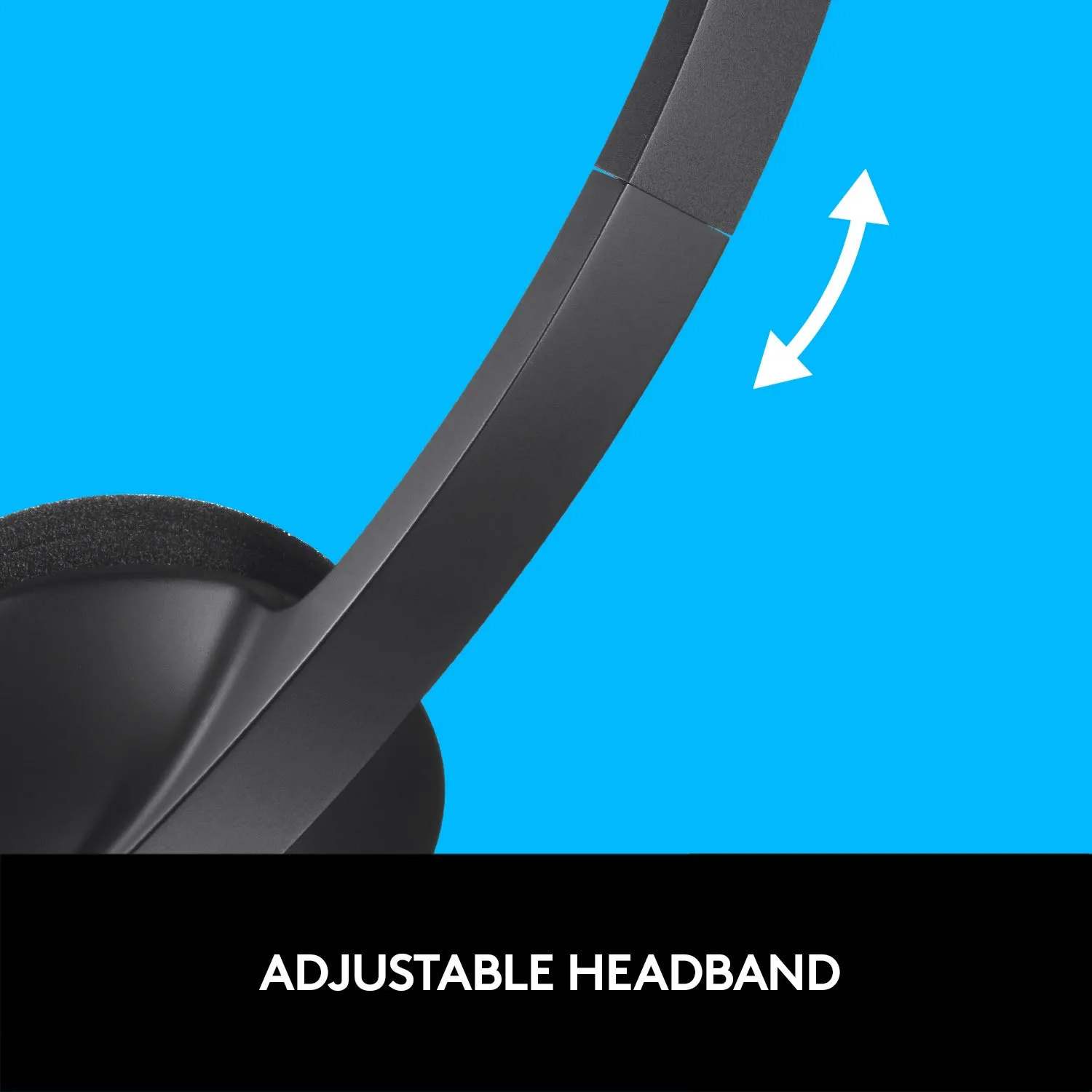 Logitech Wired Headphone USB H340 view 5